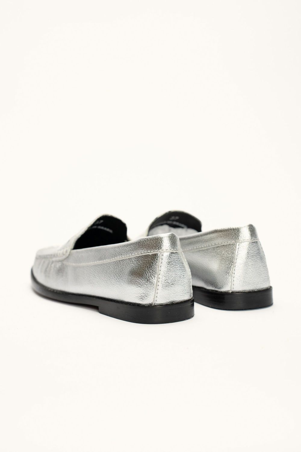 Mocasin Filippa plateado 35