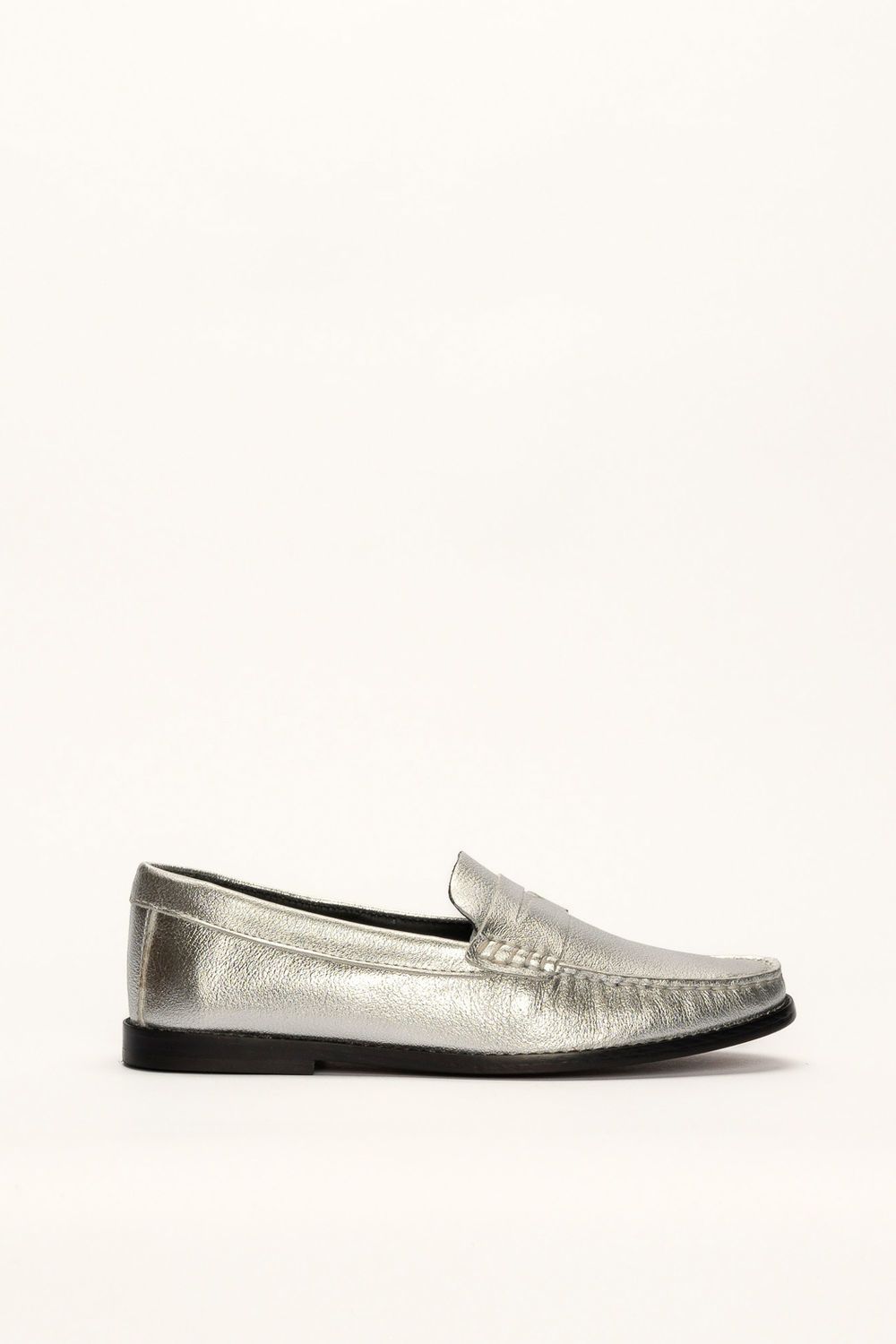 Mocasin Filippa plateado 36