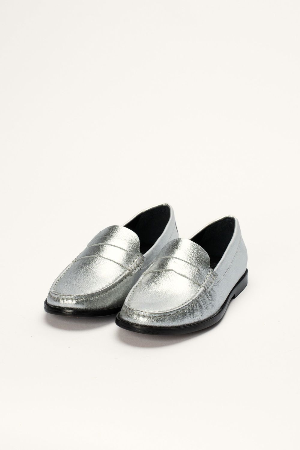 Mocasin Filippa plateado 38